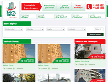 Tablet Screenshot of imobiliariasantarosars.com.br